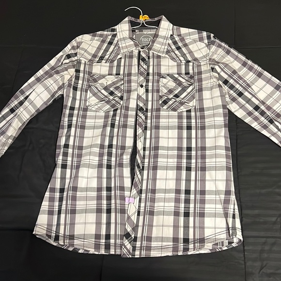 Bke biker fit button up size medium great condition not a stain - Picture 1 of 4